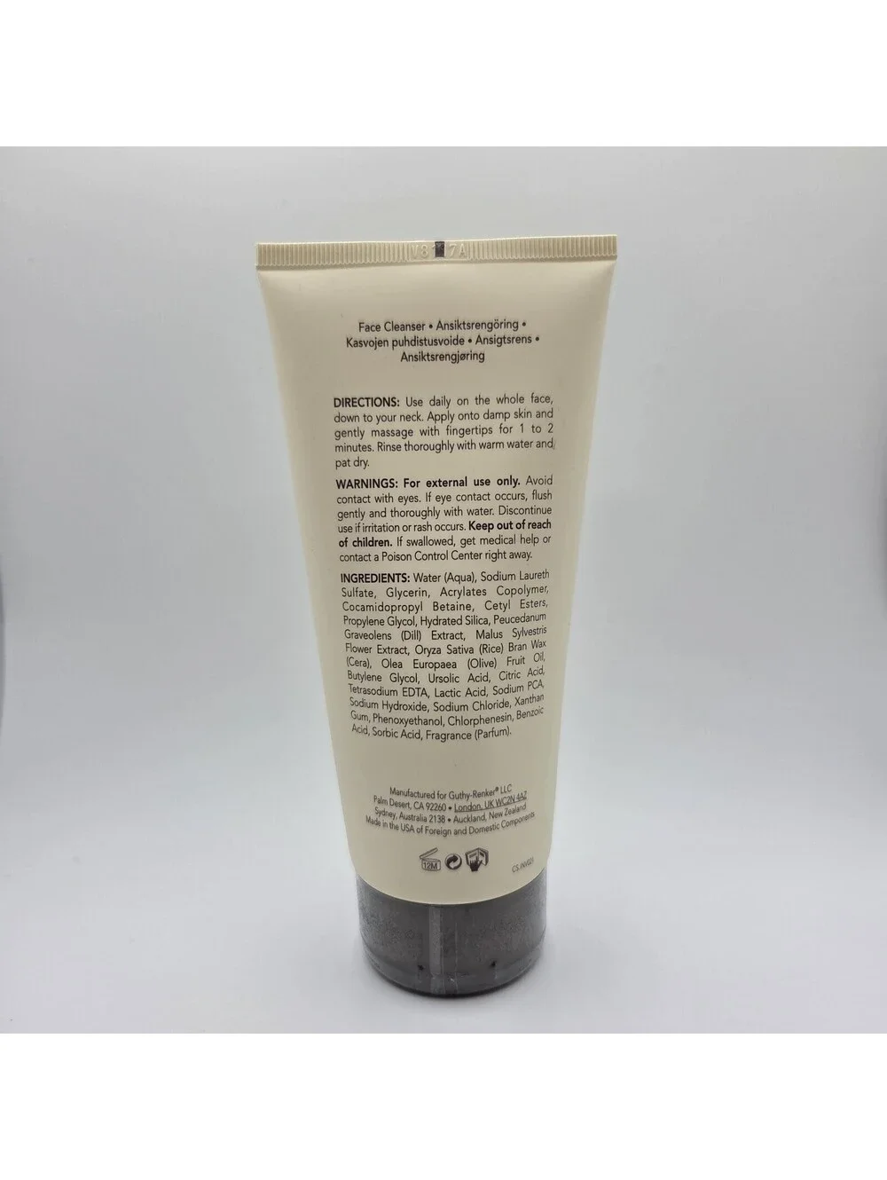 Body Firm CREPE ERASE Advanced Refining Facial Scrub BRAND NEW SEALED 6 oz